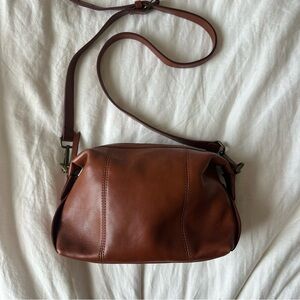 Madewell Mini Glasgow Leather Duffle Crossbody